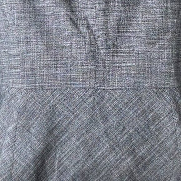 Ann Taylor Factory Petite Gray Womens Blazer Size 14P - Picture 3 of 6